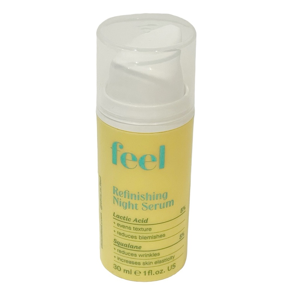 Feel Refinishing Night Serum 5% Lactic Acid‎ 1oz Bottle NEW Skincare Face